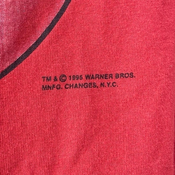 Vintage 1993 Martian Wear Marvin The Martian Parody Double Sided T Shirt - Picture 4 of 8